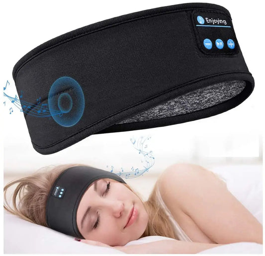Bluetooth Sleep Headband – Wireless HD Stereo Headphones for Sleep, Workouts & Travel (10-Hour Battery)