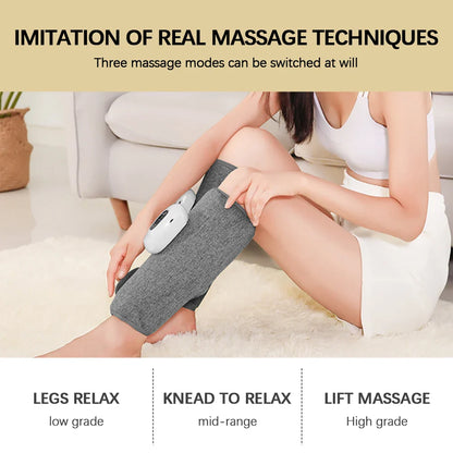Electric Calf Massager Air Pressure Airbag Blood Circulation Leg Muscle Relaxation Massage Leg Shape Beautiful Legs Device