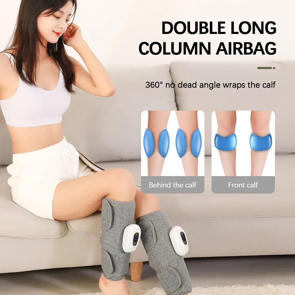 Electric Calf Massager Air Pressure Airbag Blood Circulation Leg Muscle Relaxation Massage Leg Shape Beautiful Legs Device